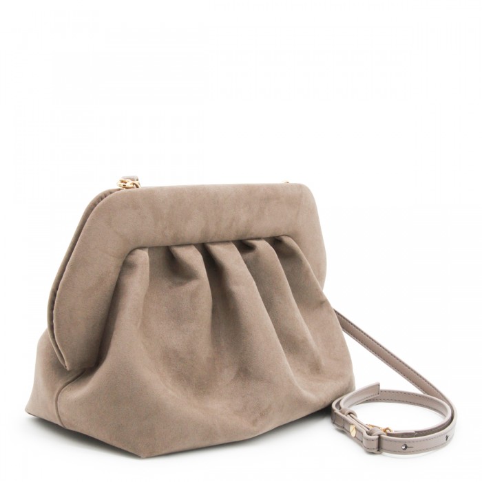 BEIGE BIOS SUEDE CLUTCHES 2