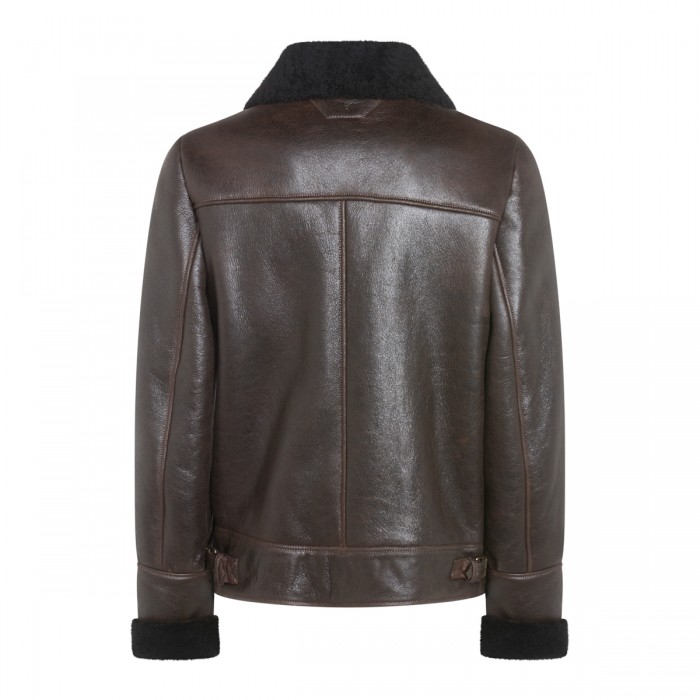 BROWN LEATHER JACKET 2