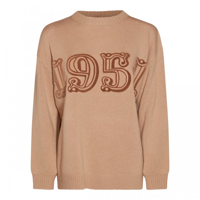 BROWN WOOL FIDO KNITWEAR