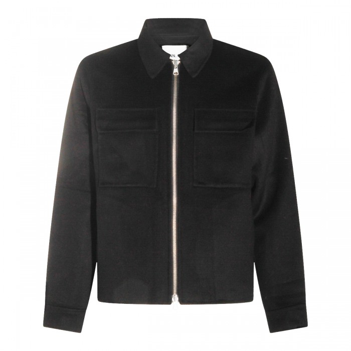 BLACK WOOL KNITWEAR