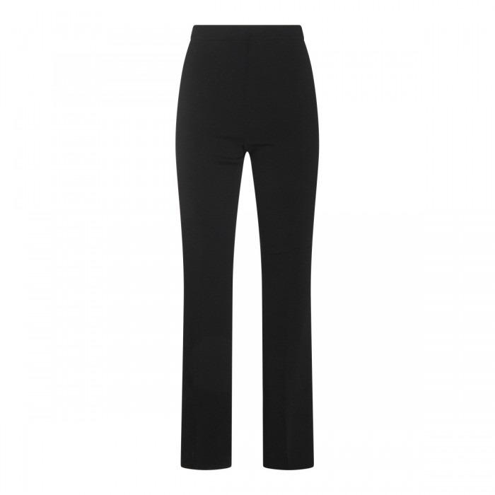 BLACK VISCOSE PANTS