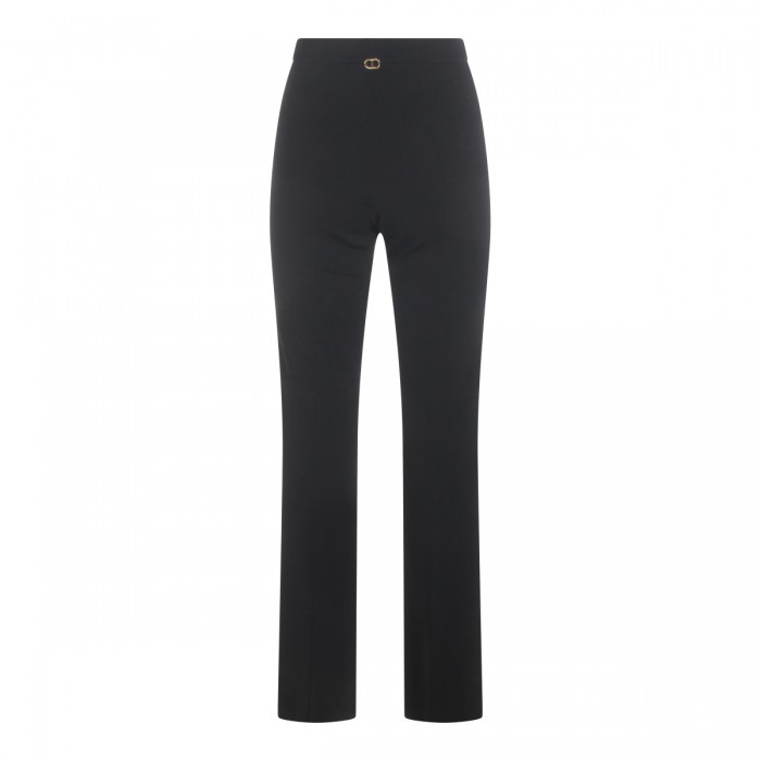 BLACK VISCOSE PANTS 2