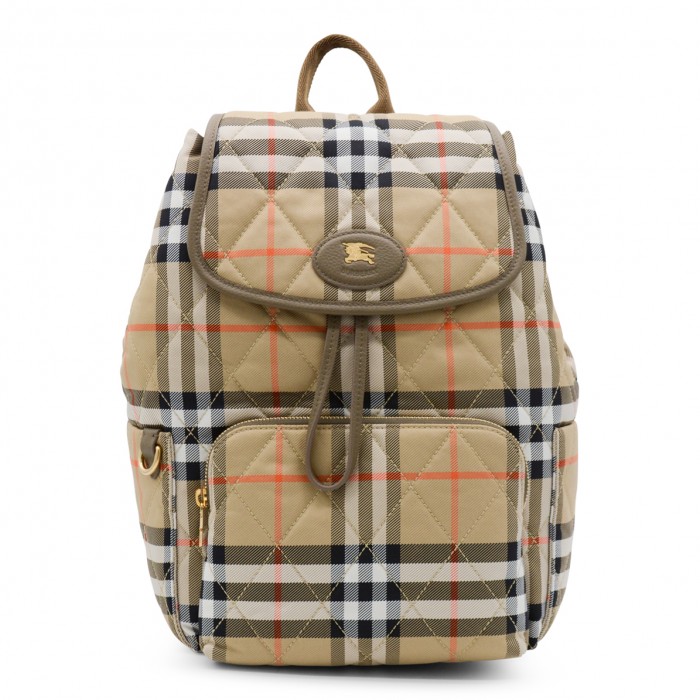 BEIGE HORSESHOE BACKPACK