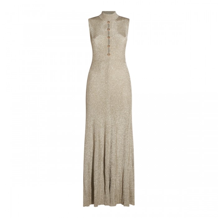 GOLD VISCOSE DRESS