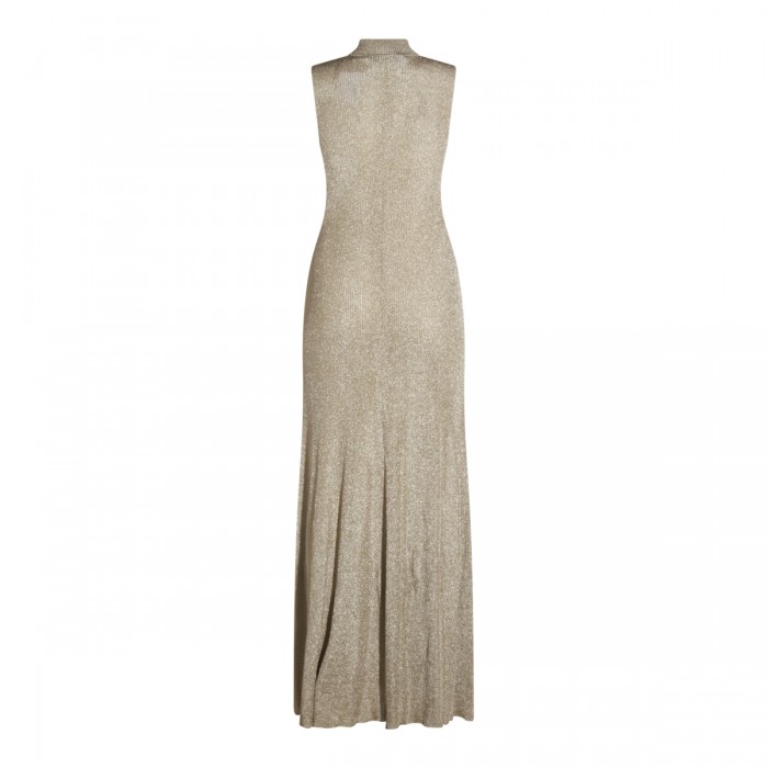 GOLD VISCOSE DRESS 2