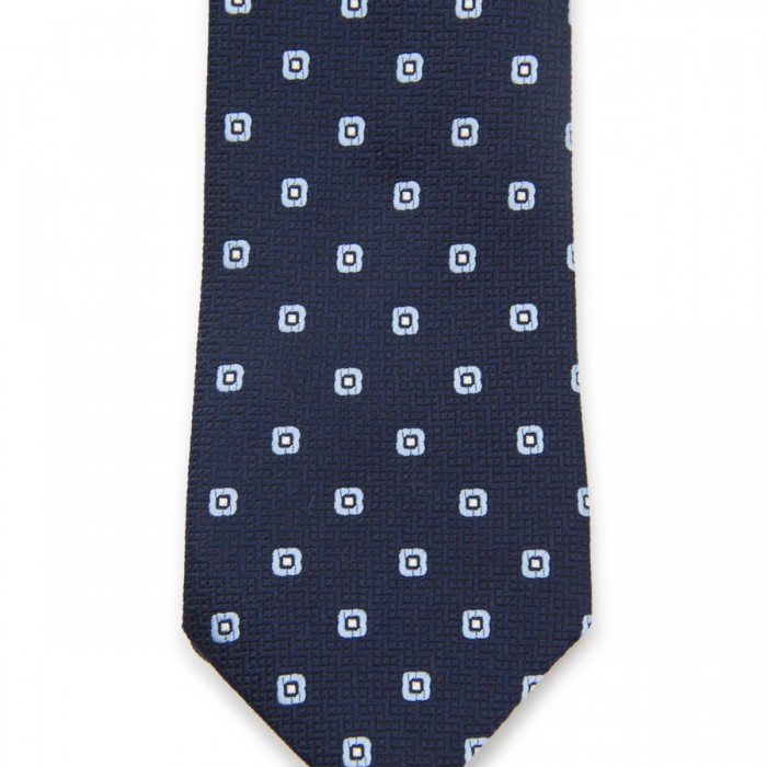 BLUE SILK TIE 2