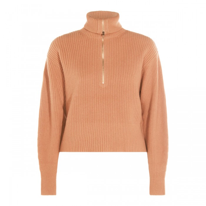 BROWN WOOL NADAR KNITWEAR
