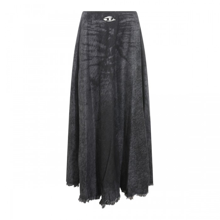 BLACK COTTON SKIRT