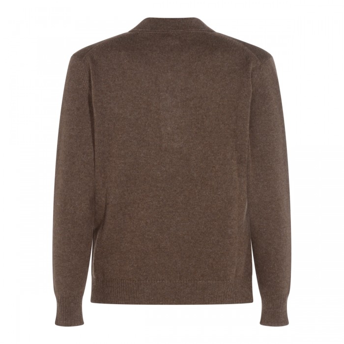 BROWN WOOL KNITWEAR 2