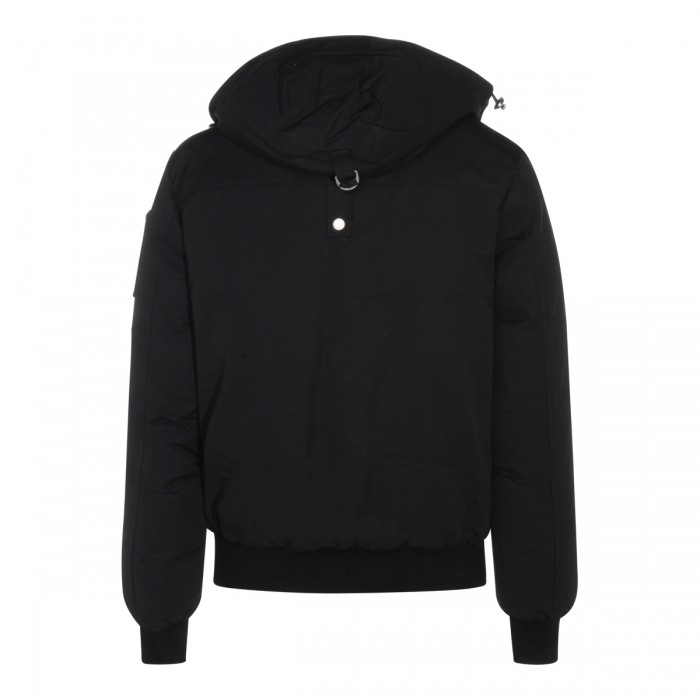 BLACK COTTON DOWN JACKET 2