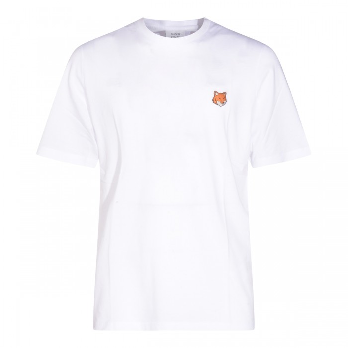 WHITE COTTON T-SHIRT