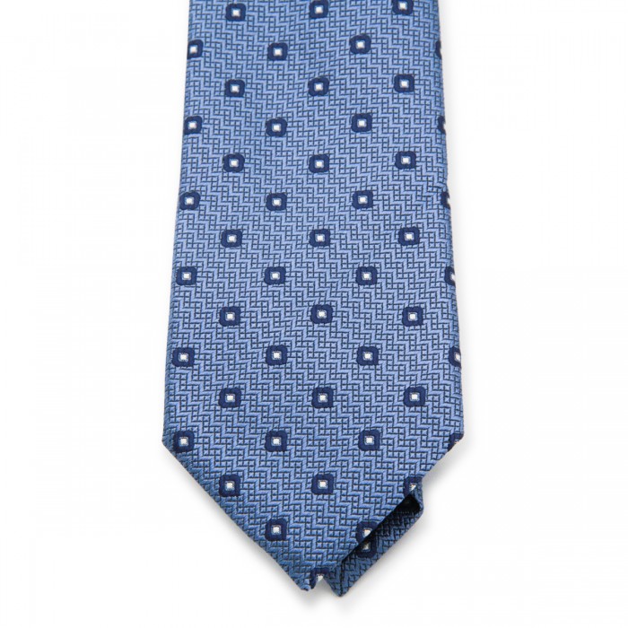 LIGHT BLUE SILK TIE 2