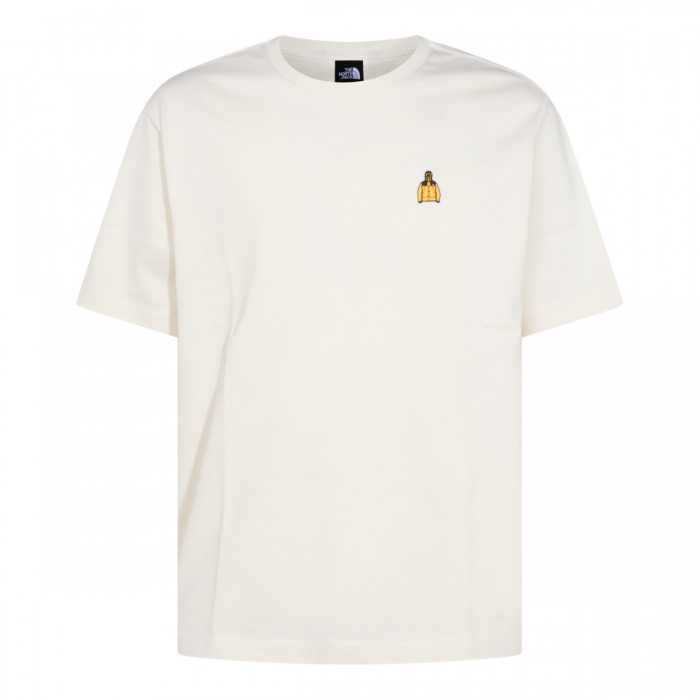 WHITE COTTON T-SHIRT