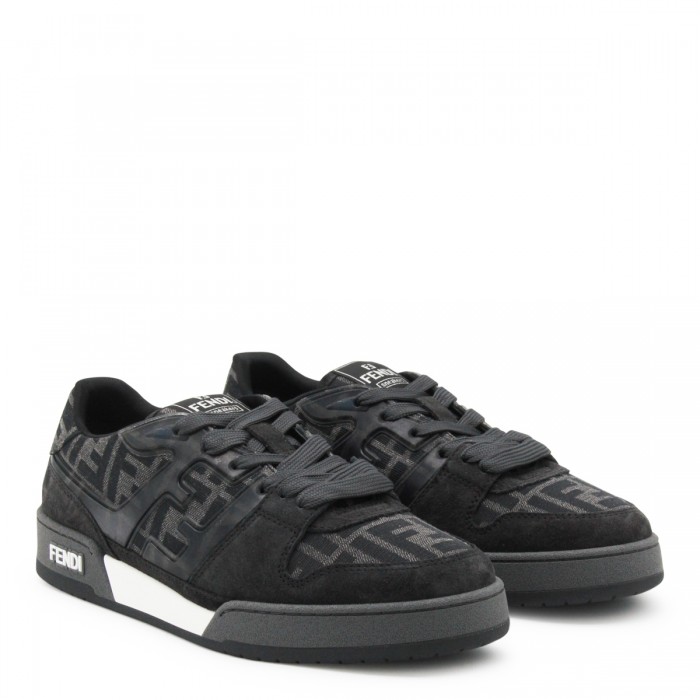 BLACK AND GREY LEATHER... 2