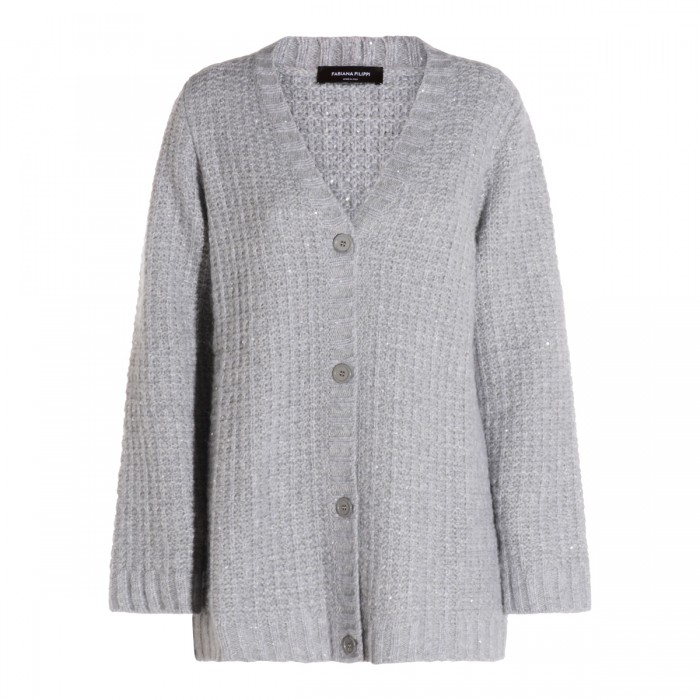 GREY WOOL KNITWEAR