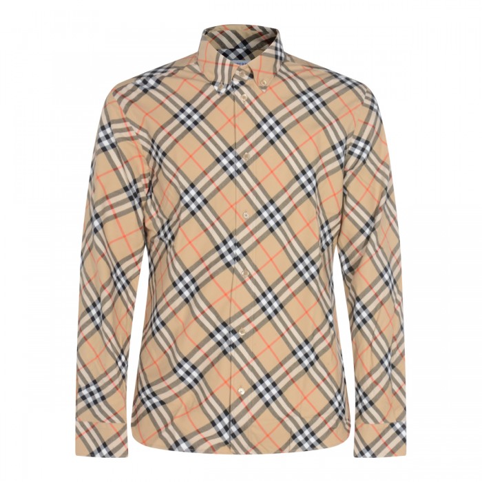 BEIGE COTTON ROAN SHIRT