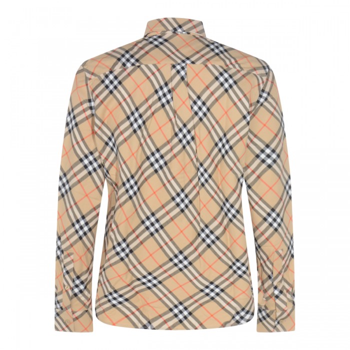 BEIGE COTTON ROAN SHIRT 2