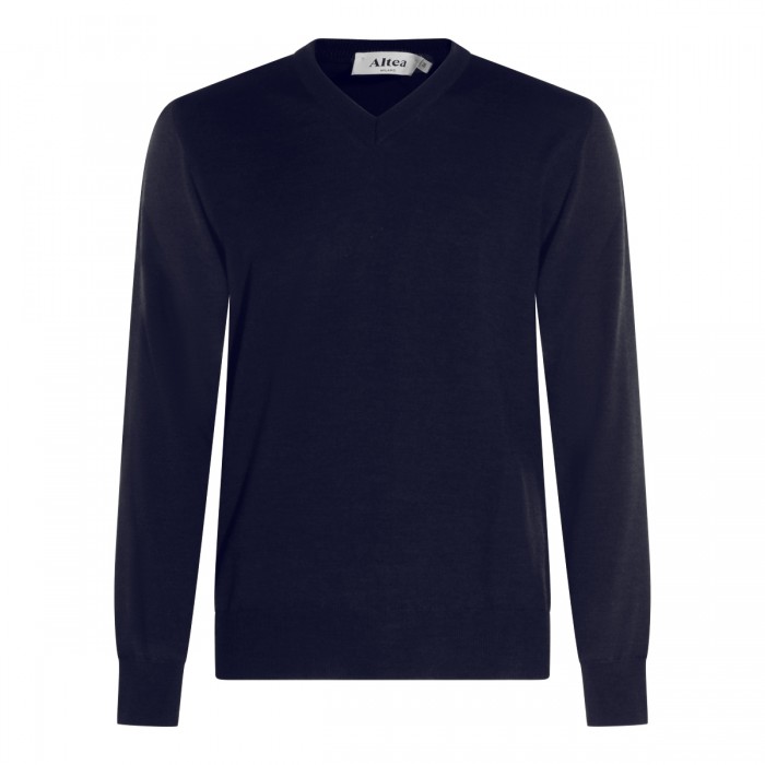 NAVY WOOL KNITWEAR