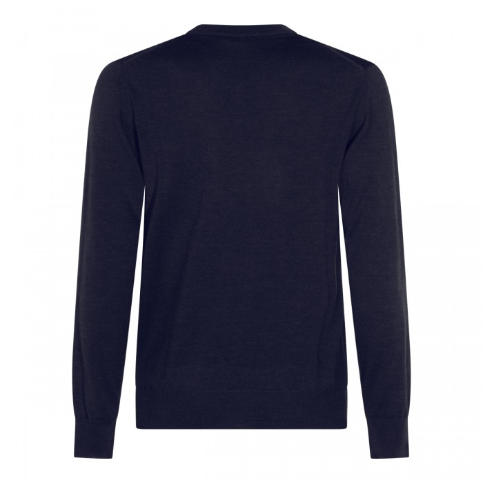 NAVY WOOL KNITWEAR 2