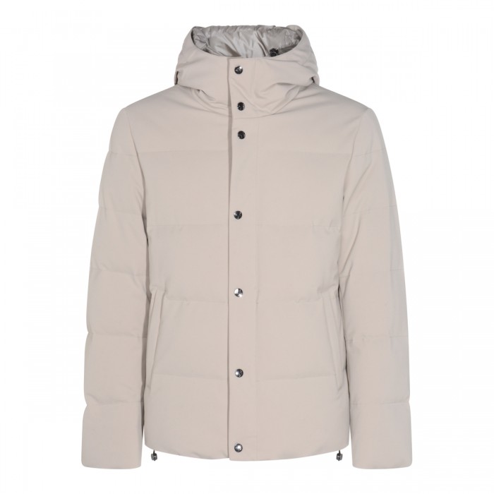 LIGHT BEIGE DOWN JACKET