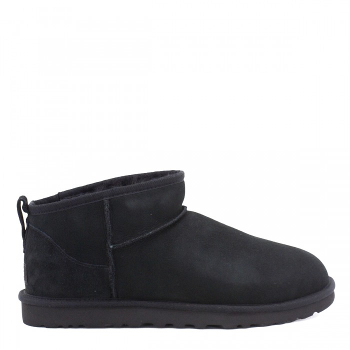 BLACK SUEDE ULTRA MINI BOOTS