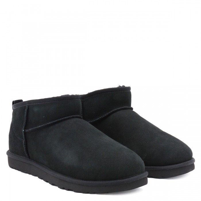 BLACK SUEDE ULTRA MINI BOOTS 2