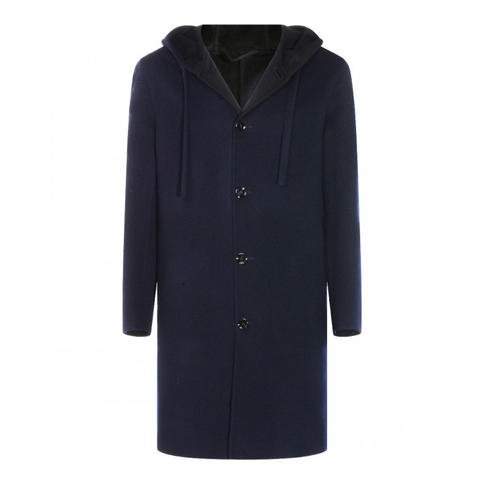 BLUE WOOL COAT