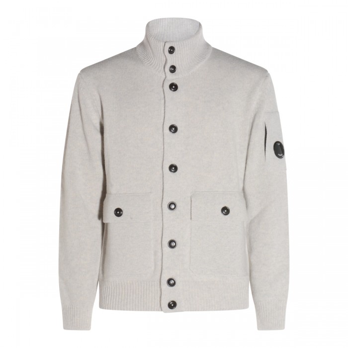 LIGHT GREY COTTON KNITWEAR