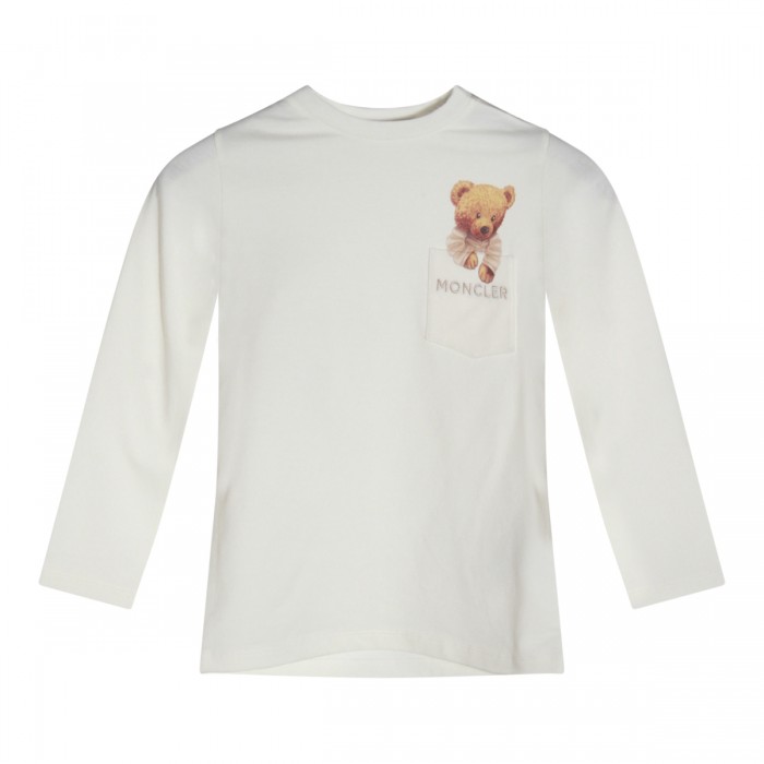 WHITE COTTON T-SHIRT