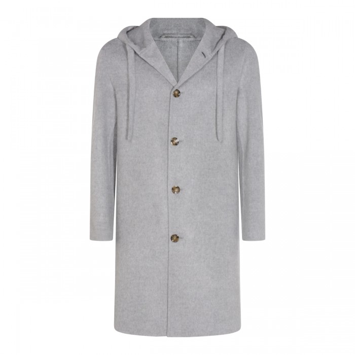 GREY WOOL COAT