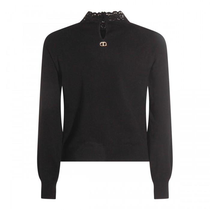 BLACK VISCOSE KNITWEAR 2