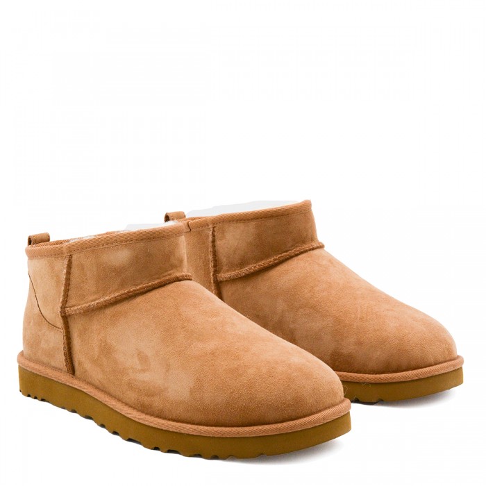 BROWN SUEDE ULTRA MINI BOOTS 2