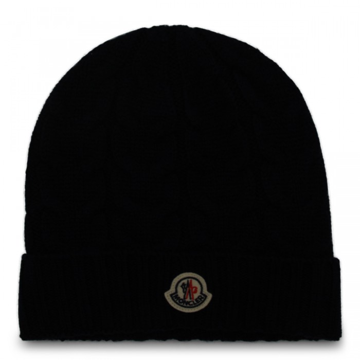 DARK BLUE WOOL HAT