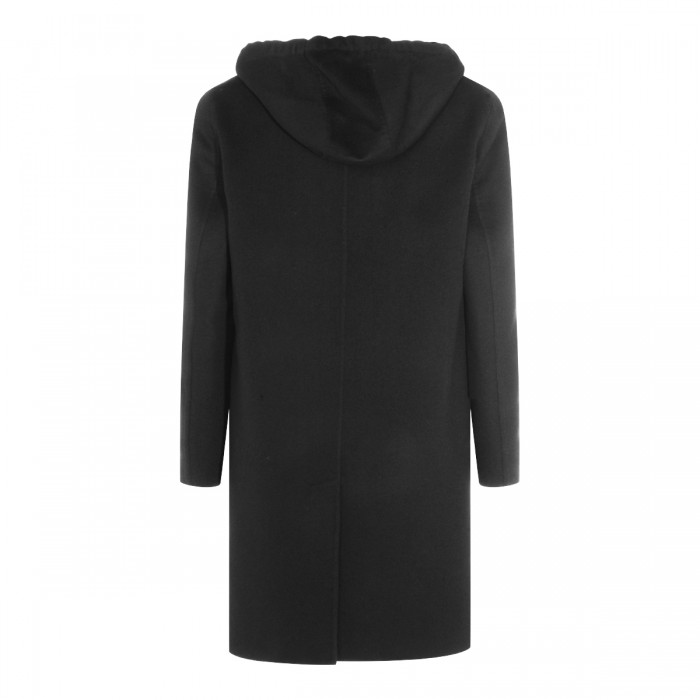 BLACK WOOL COAT 2