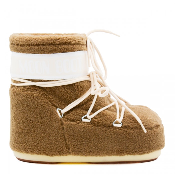 CAMEL ICON LOW BOOTS