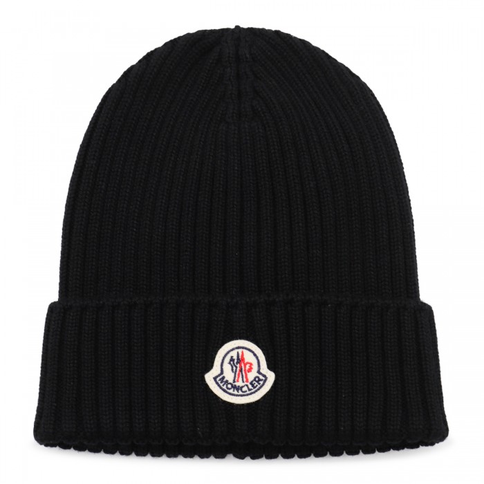 BLACK WOOL HAT