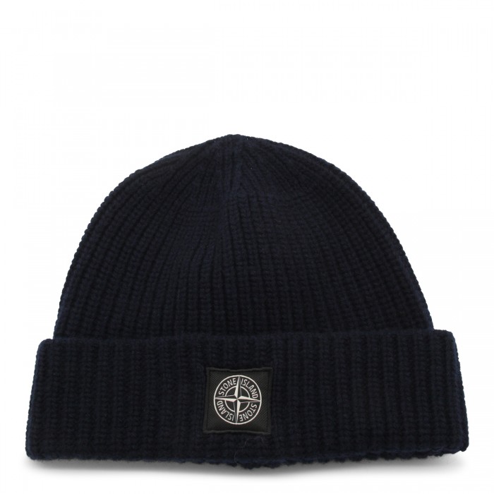 DARK BLUE WOOL HAT
