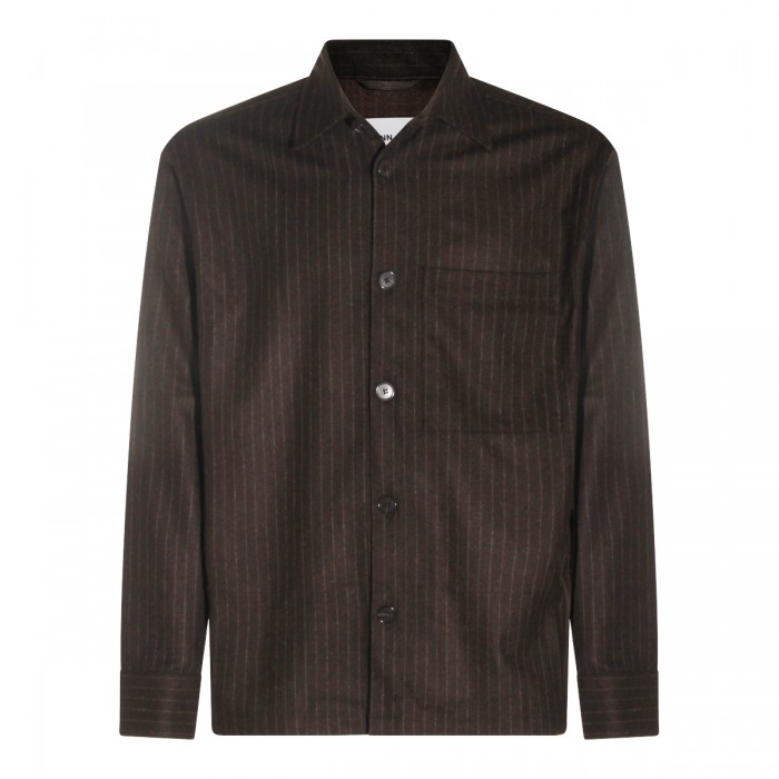 BROWN WOOL SHIRT