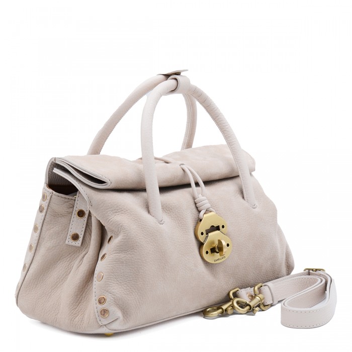 LIGHT BEIGE LEATHER DOTTA... 2
