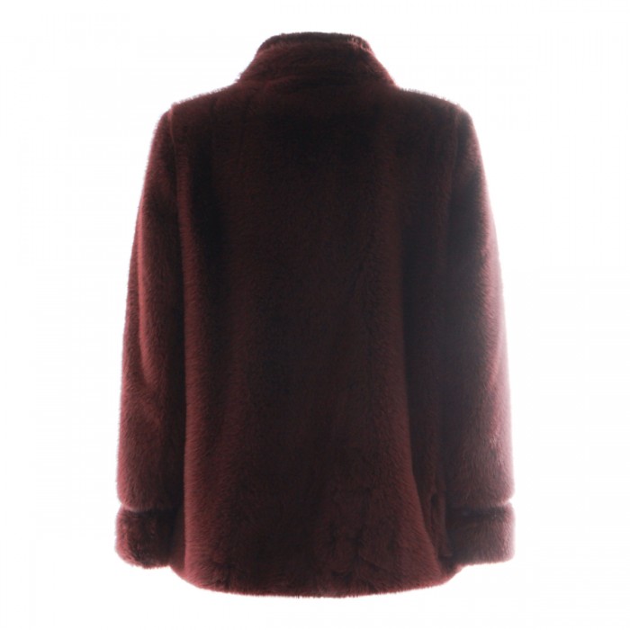 DARK PURPLE FUR JACKET 2