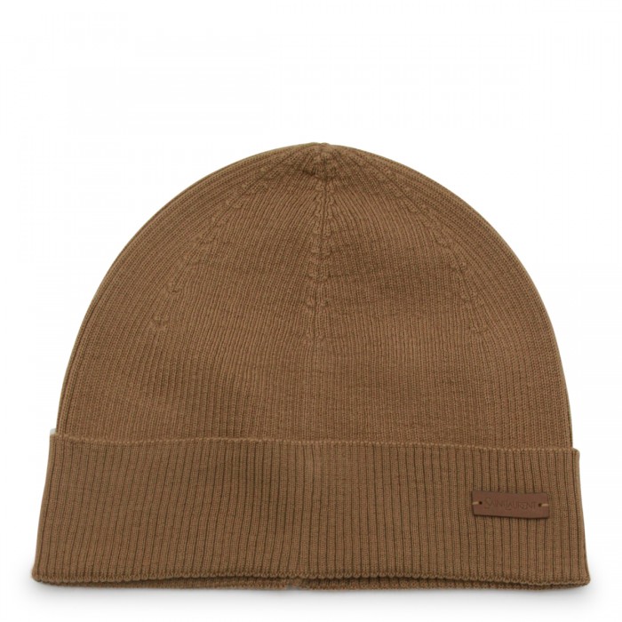 BROWN WOOL HAT