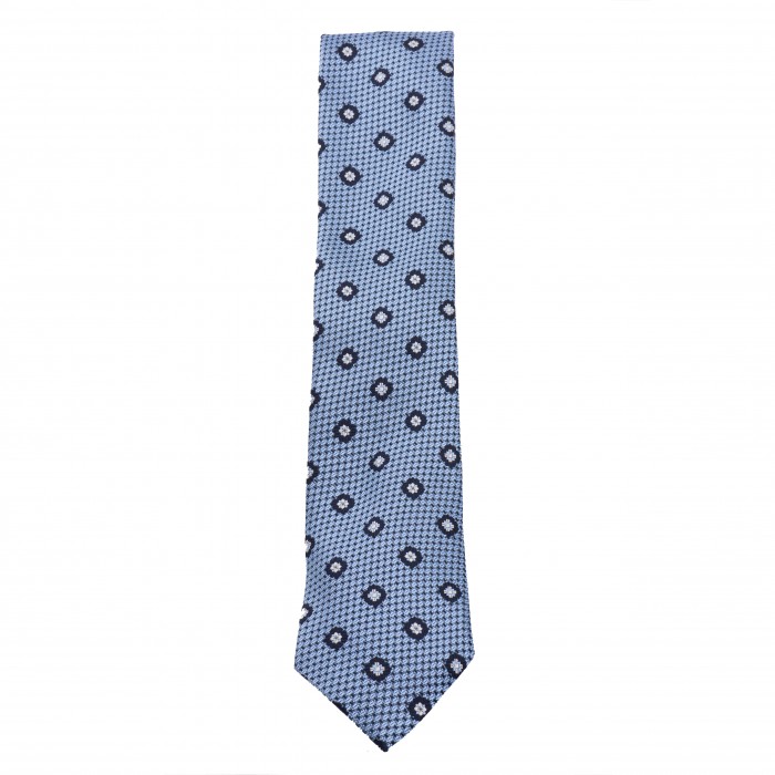 LIGHT BLUE SILK TIE