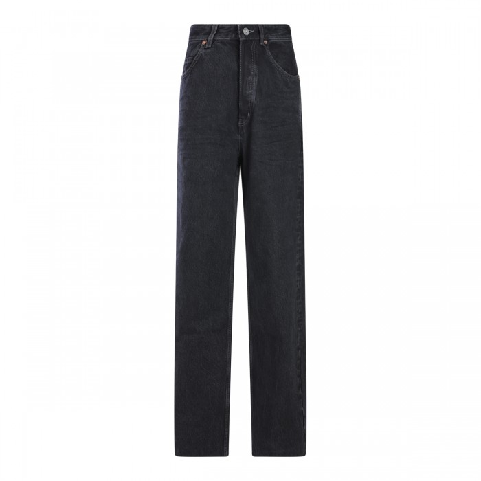 BLACK COTTON DENIM JEANS