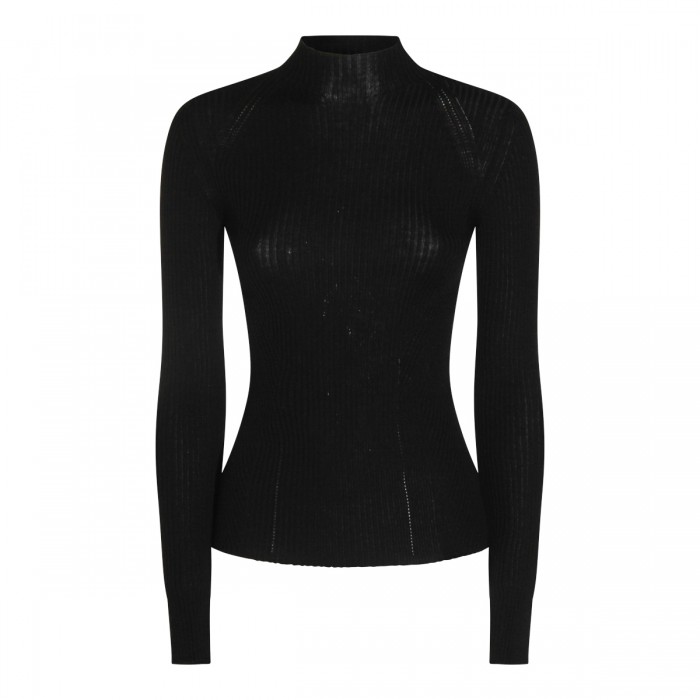 BLACK KNITWEAR