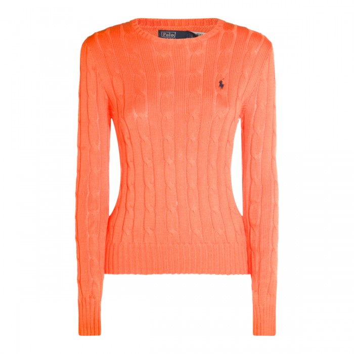 ORANGE COTTON KNITWEAR