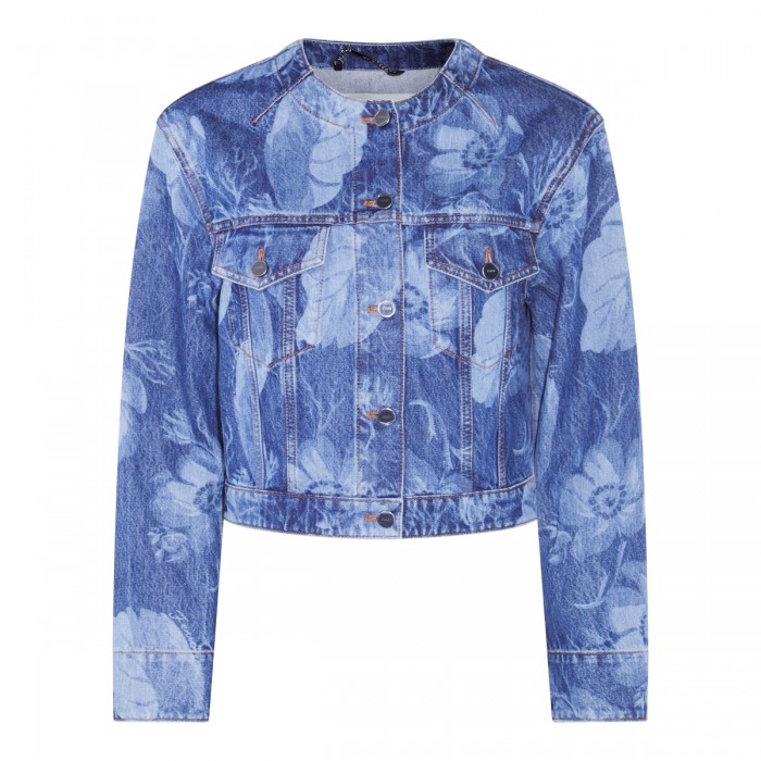 BLUE COTTON DENIM JACKET