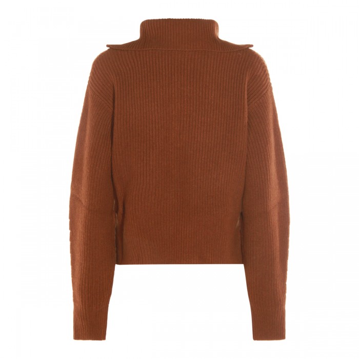 BROWN WOOL NADAR KNITWEAR 2