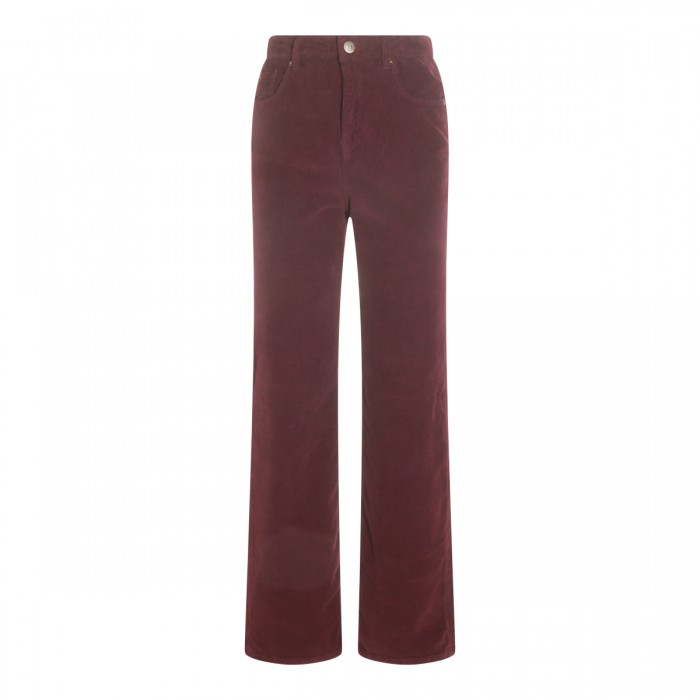 DARK PURPLE COTTON PANTS