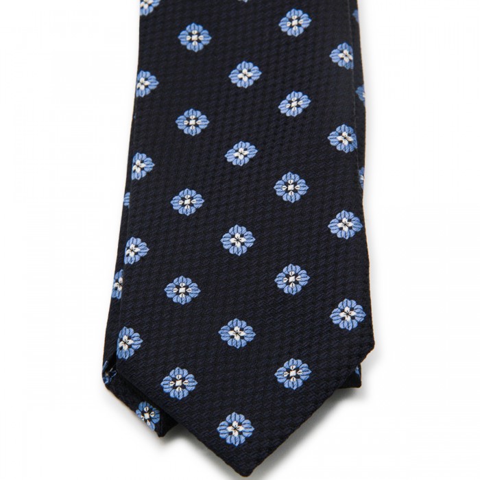 BLUE SILK TIE 2