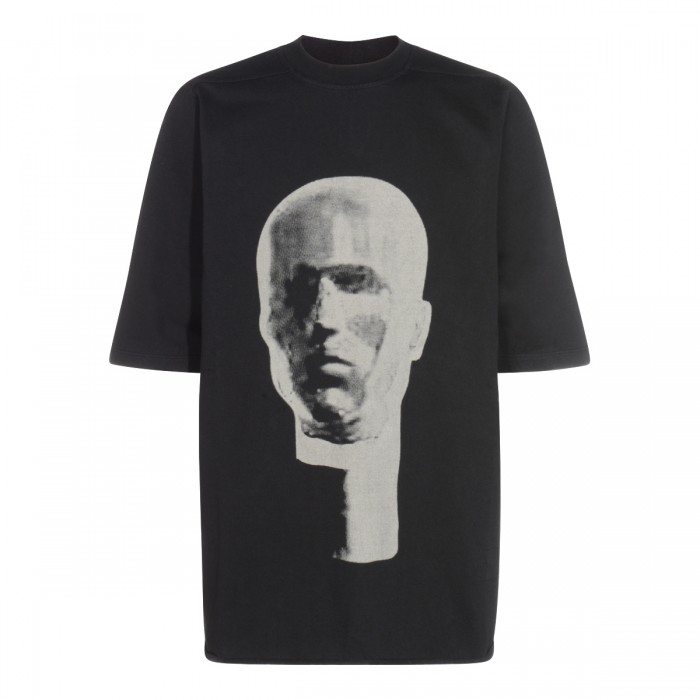 BLACK COTTON JUMBO T-SHIRT